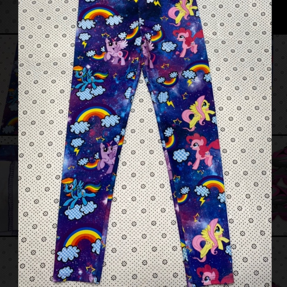 My Little Pony leggings / youth 10/12 Large
